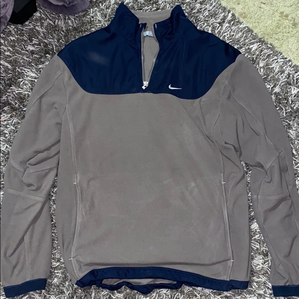 Nike zip up pull over